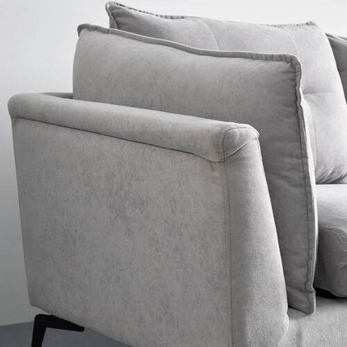 Coltar SANDRO - gri deschis, Modern, lemn/metal (258/86/82-160cm) - Bessagi Home