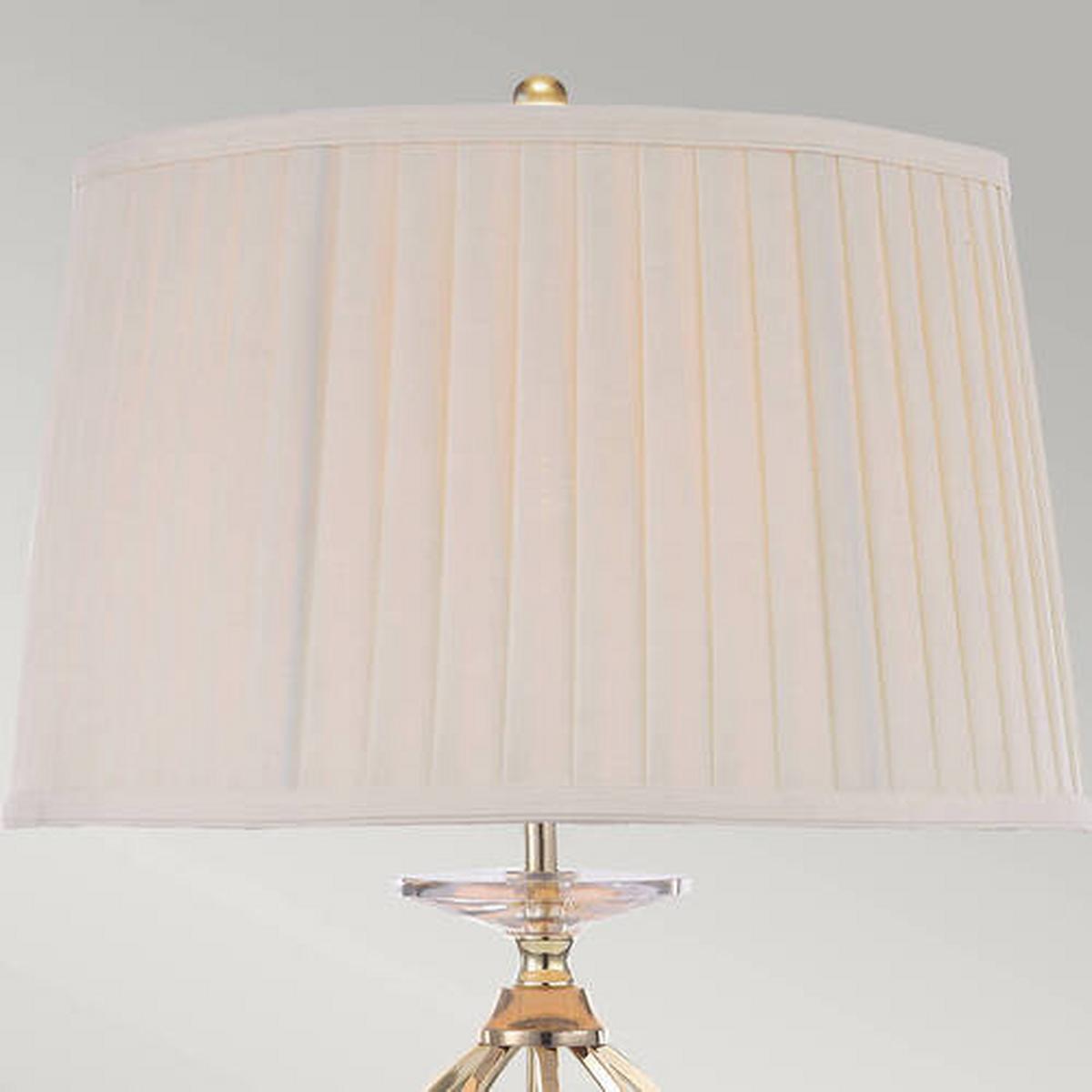 Stolna Svjetiljka Ag-Tl-Pol-Brass - boje mjeda, Konvencionalno, metal/tekstil (36/58cm) - Elstead Lighting