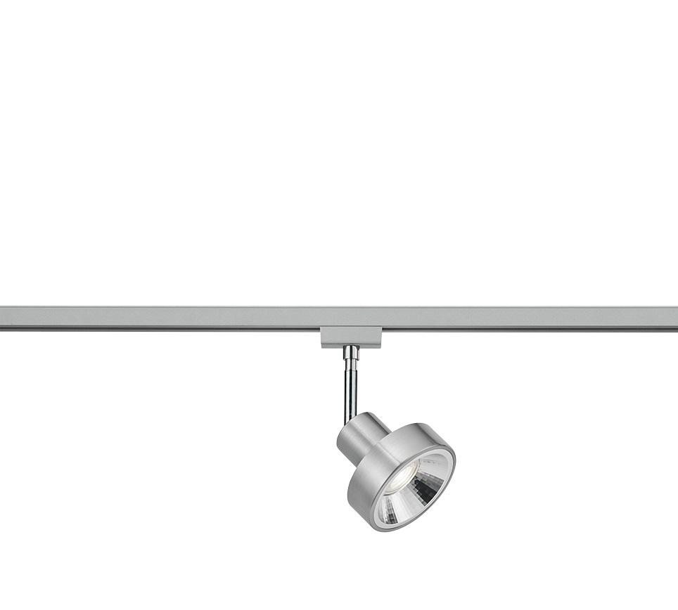 Schienensystem-Strahler Leon Duoline Nickelfarben max. 40 W - Nickelfarben, Basics, Metall (11/18cm) - Trio Leuchten