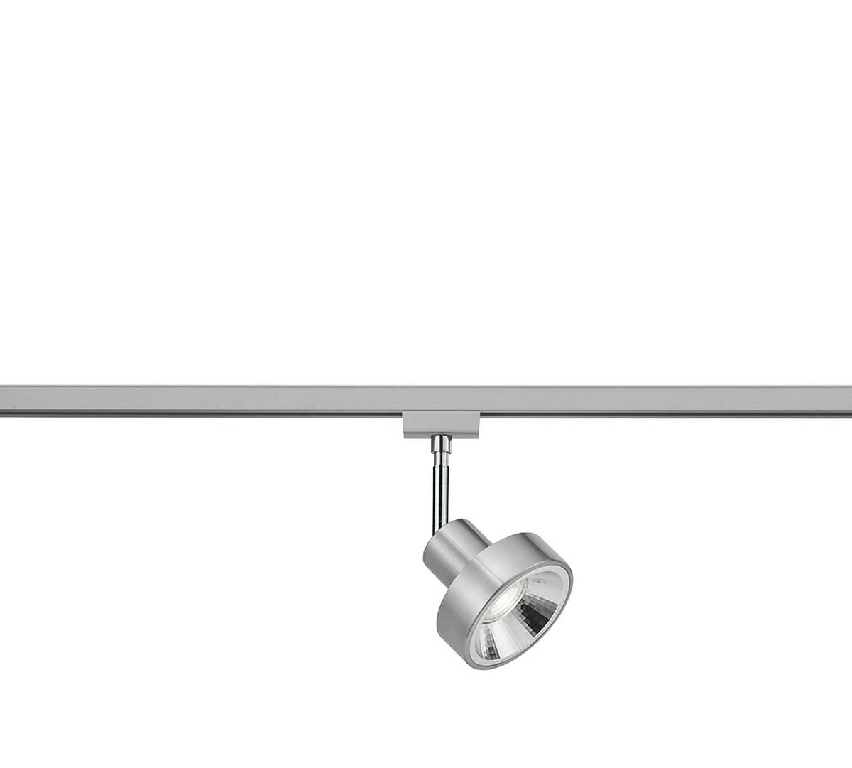 Schienensystem-Strahler Leon Duoline Nickelfarben max. 40 W - Nickelfarben, Basics, Metall (11/18cm) - Trio Leuchten