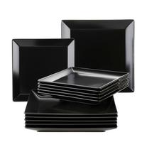 Tafelservice Tafelservice, 935029 - Schwarz Hochglanz, Basics, Keramik - Mäser