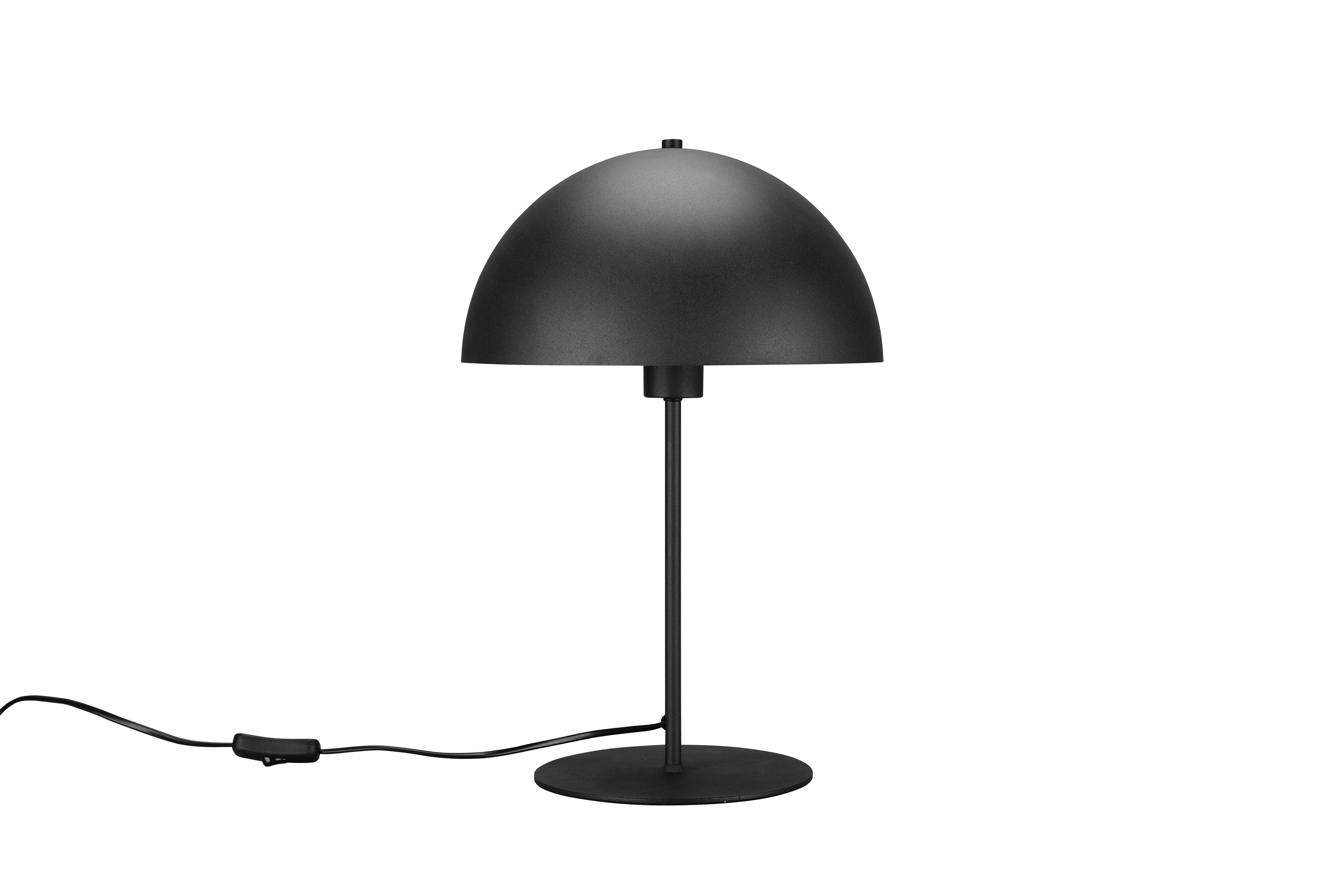 Tischleuchte Nola Schwarz max. 40 Watt - Schwarz, KONVENTIONELL, Metall (30/45cm) - Trio Leuchten
