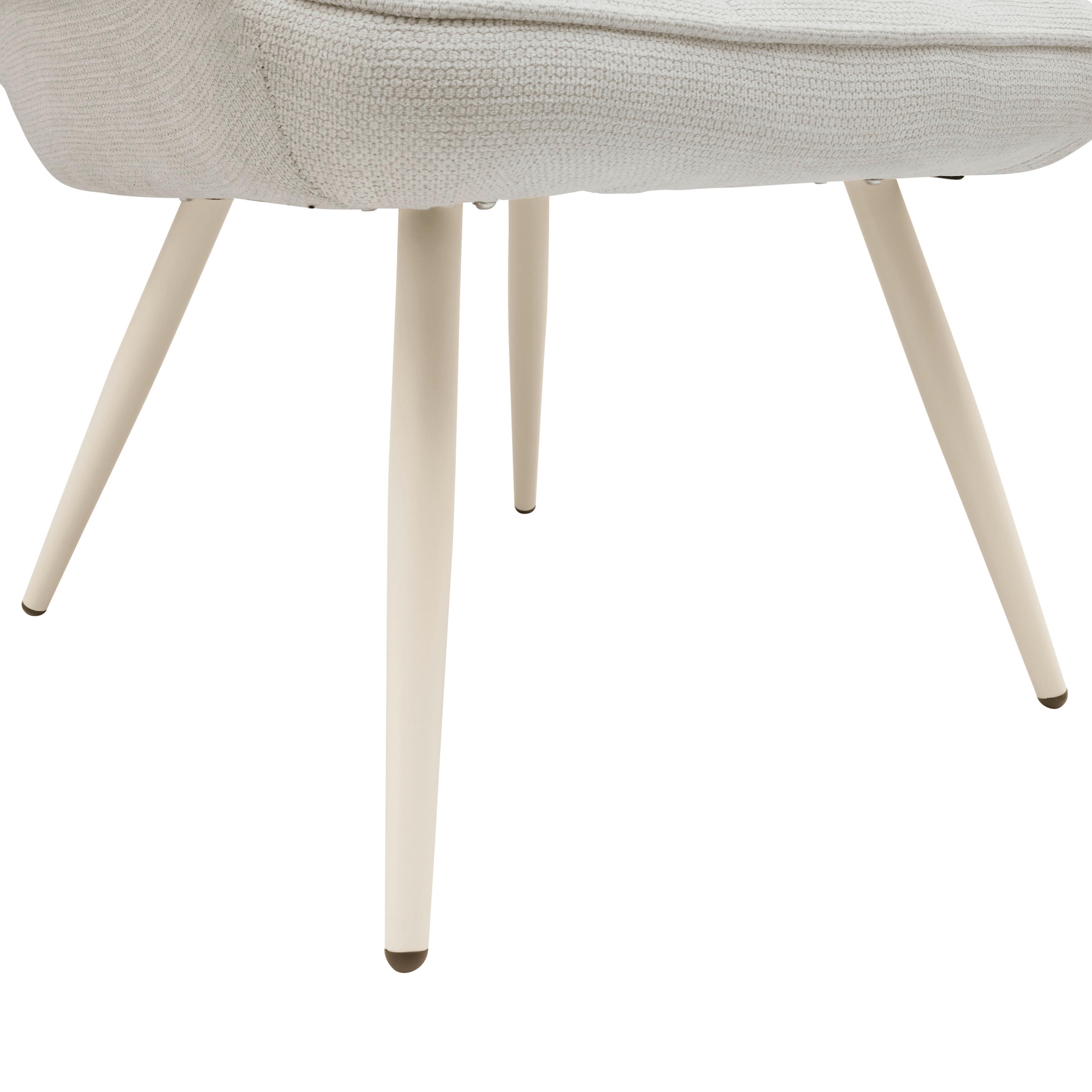 FÅTÖLJ ALEX -BASED- - beige/svart, Modern, metall/textil (68/100/78cm) - Based