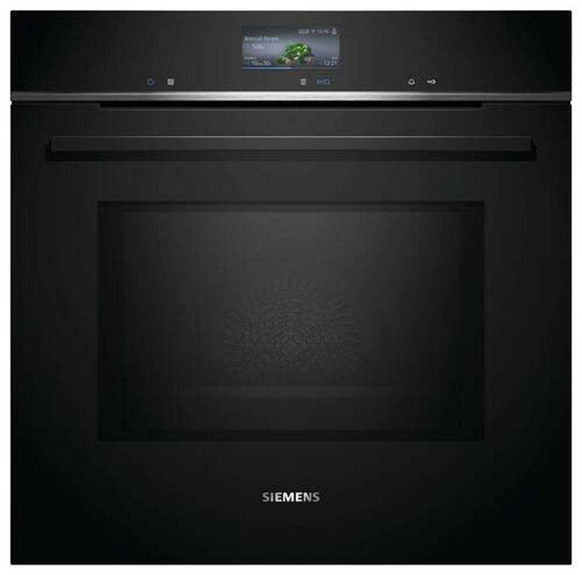 Einbaubackofen HM736GAB1 - Schwarz (59,4/59,5/54,8cm) - Siemens