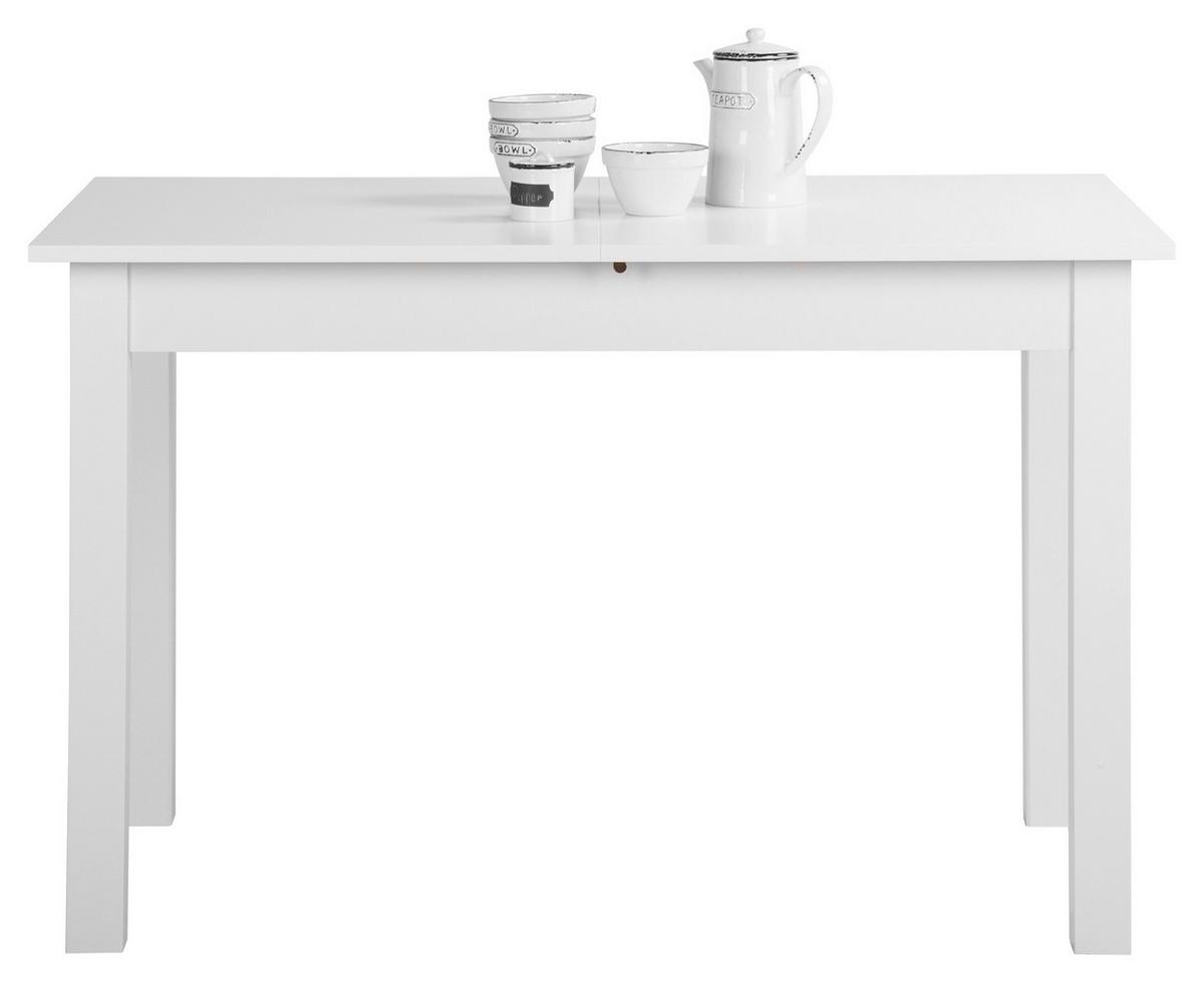 STÓŁ DO JADALNI COBURG 120 - biały, Design, materiał drewnopochodny (120/70/76,5cm) - Carryhome
