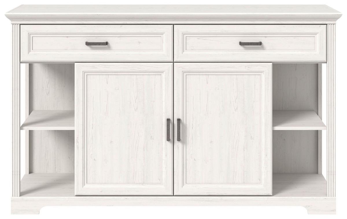 Sideboard in Pinienfarbe - Pinienfarben, Romantik / Landhaus, Holzwerkstoff/Metall (171/102/48cm) - Zandiara