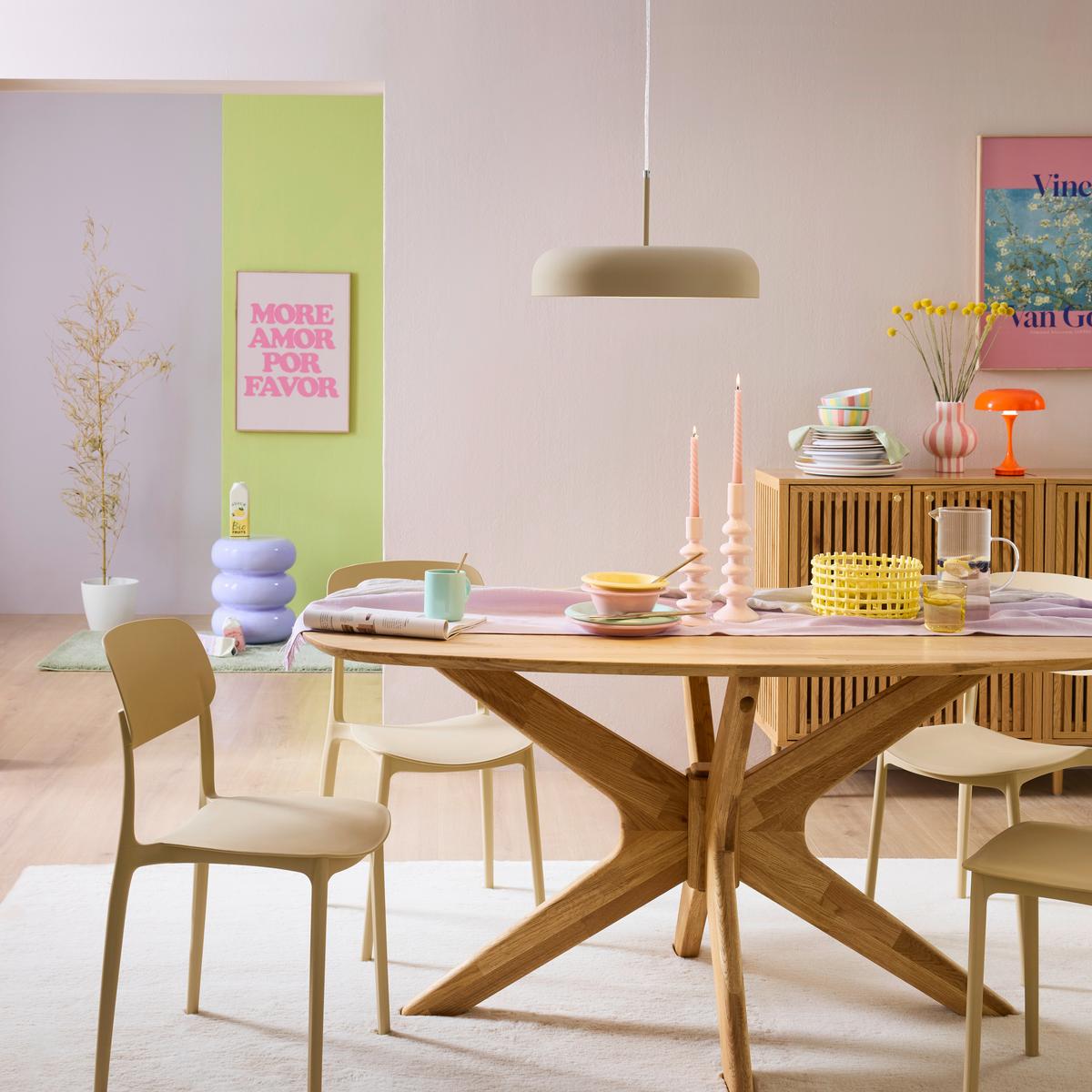 Esstisch Jefferson Wildeiche Echtholz - Wildeiche, MODERN, Holz (160/75/90cm) - Premium Living