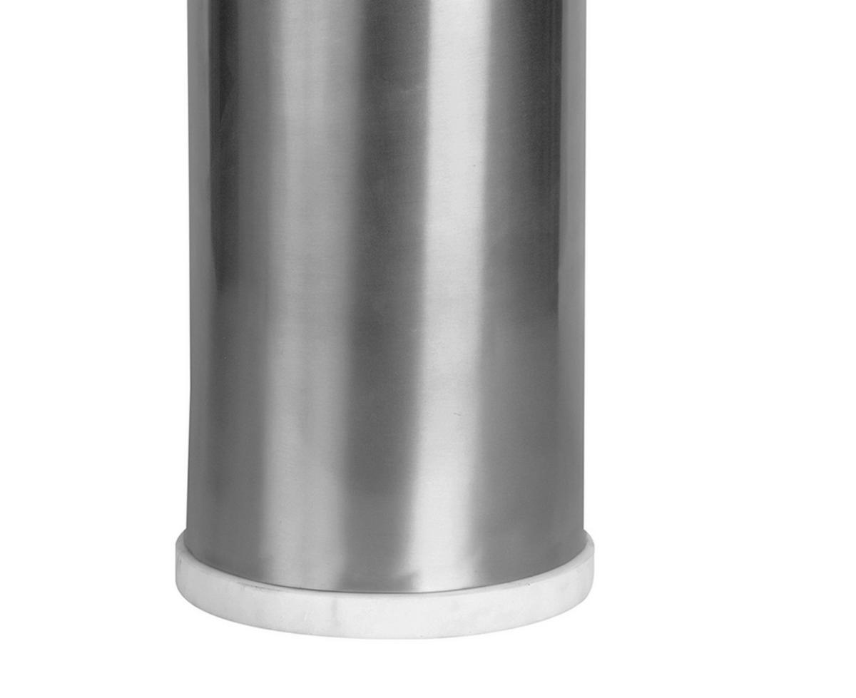 KERZENSTÄNDER SHANTI - Schwarz, Trend, Glas/Stein (19/63.5/63.5cm) - Kayoom