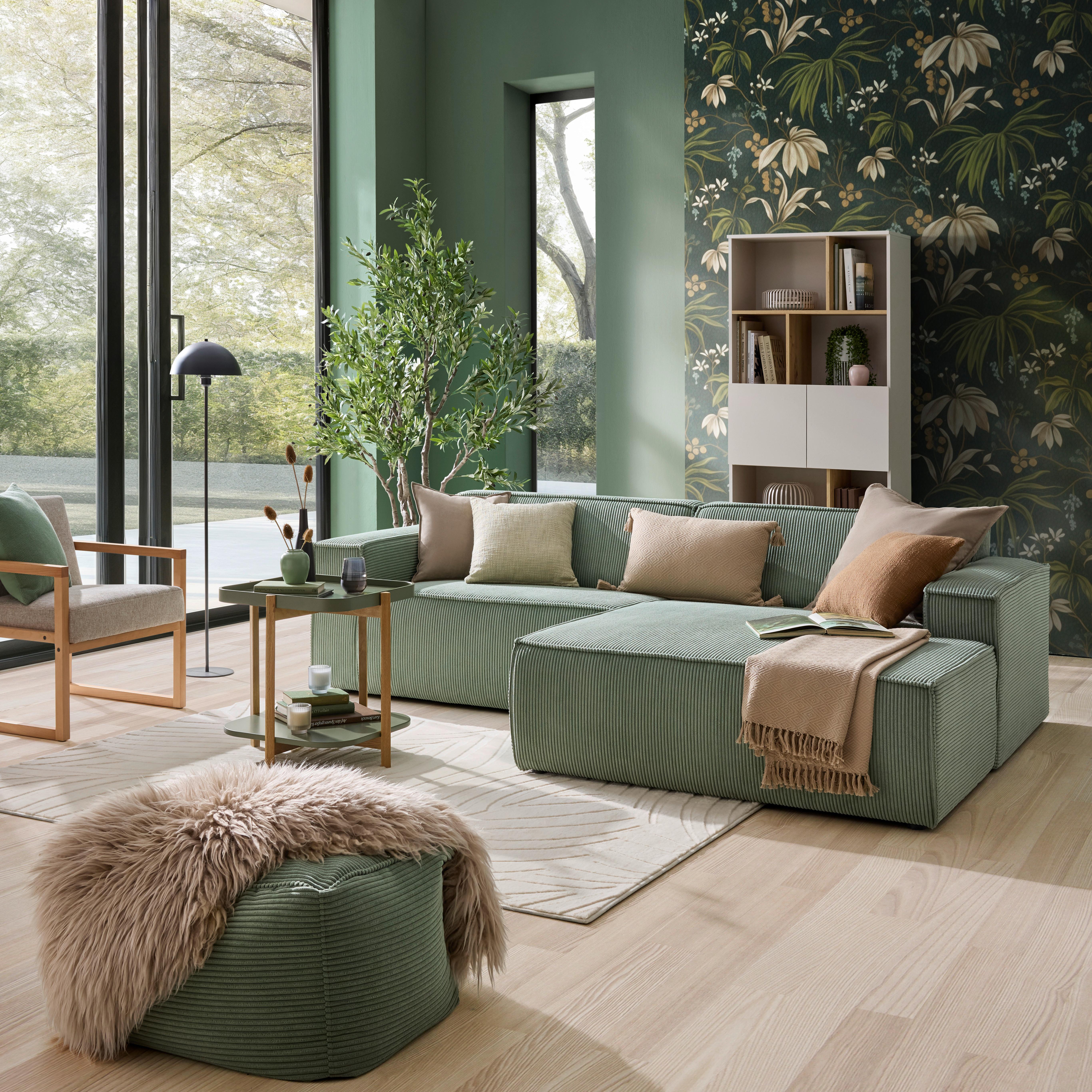 PRYDNADSKUDDE FRIEDA - beige, Modern, textil (40/60cm) - Modern Living
