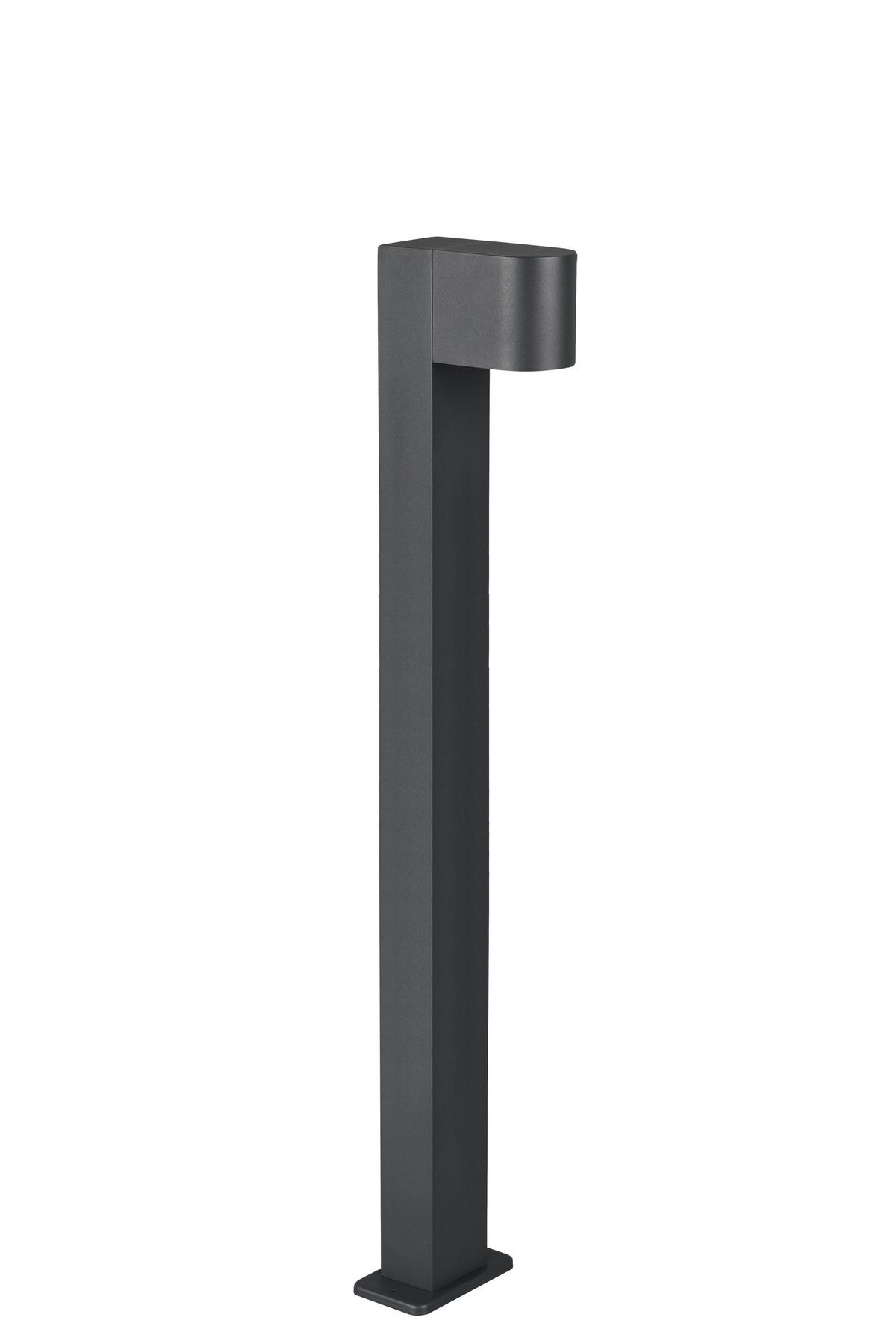 Wegleuchte Roya in Anthrazit max. 20 Watt - Anthrazit, Design, Metall (15,0/100cm) - Trio Leuchten