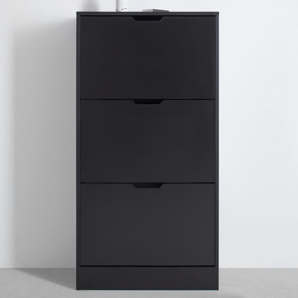 Schuhkipper Rudi in Schwarz - Schwarz, KONVENTIONELL, Holzwerkstoff (60/118/24cm) - Mömax