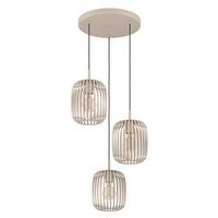 LAMPA WISZĄCA 900687 ROMAZZINA - kolor piaskowy, Design, metal (46/110cm) - Eglo