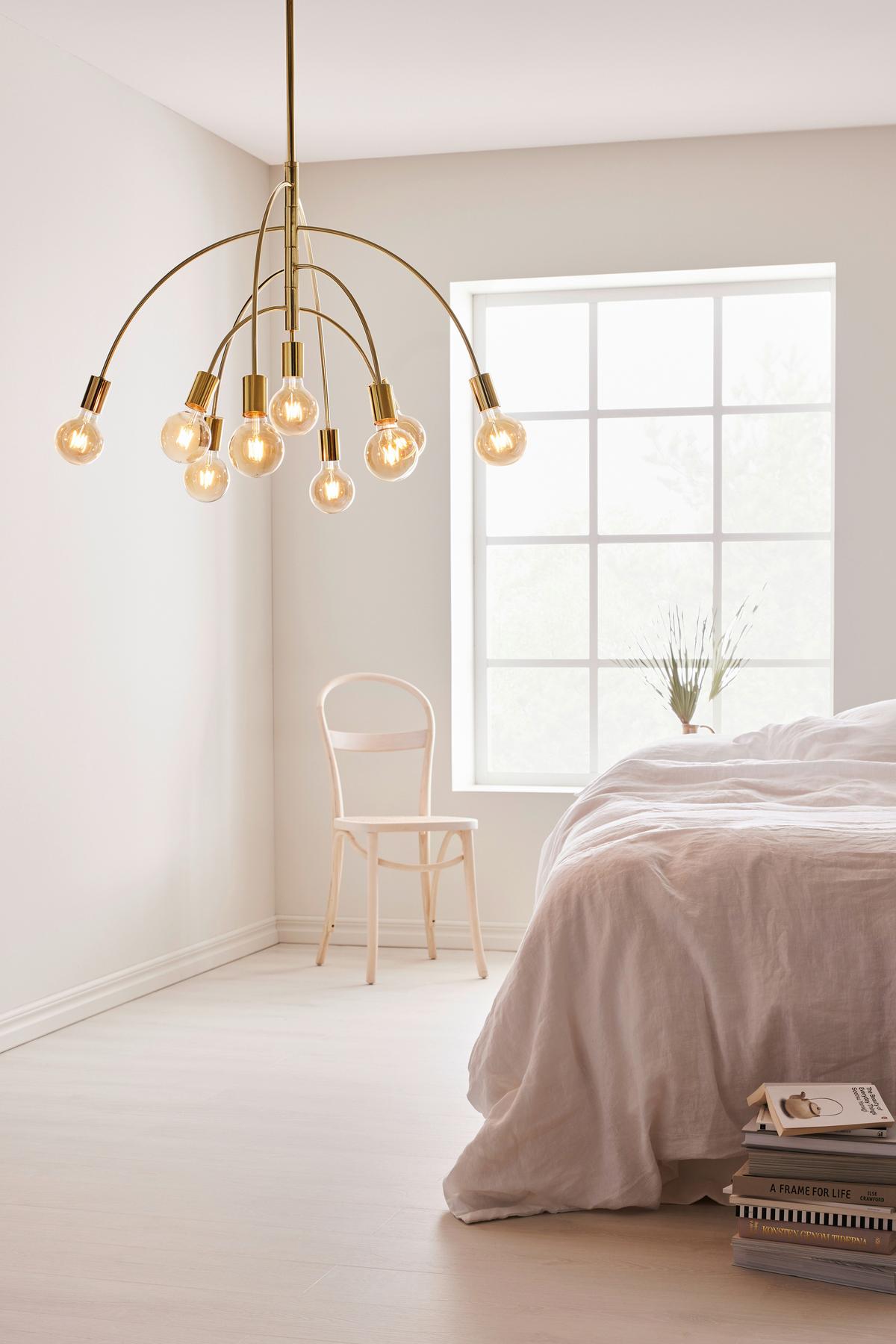 Hängeleuchte Lavello Pendant Messingfarben max. 40 Watt - Messingfarben, Basics, Metall (94,5/94,5/89cm) - Markslöjd