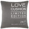 Díszpárna Love Limited - Szürke, konvencionális, Textil (45/45cm) - Mömax modern living Díszpárna Love Limited - Szürke, konvencionális, Textil (45/45cm) - Mömax modern living