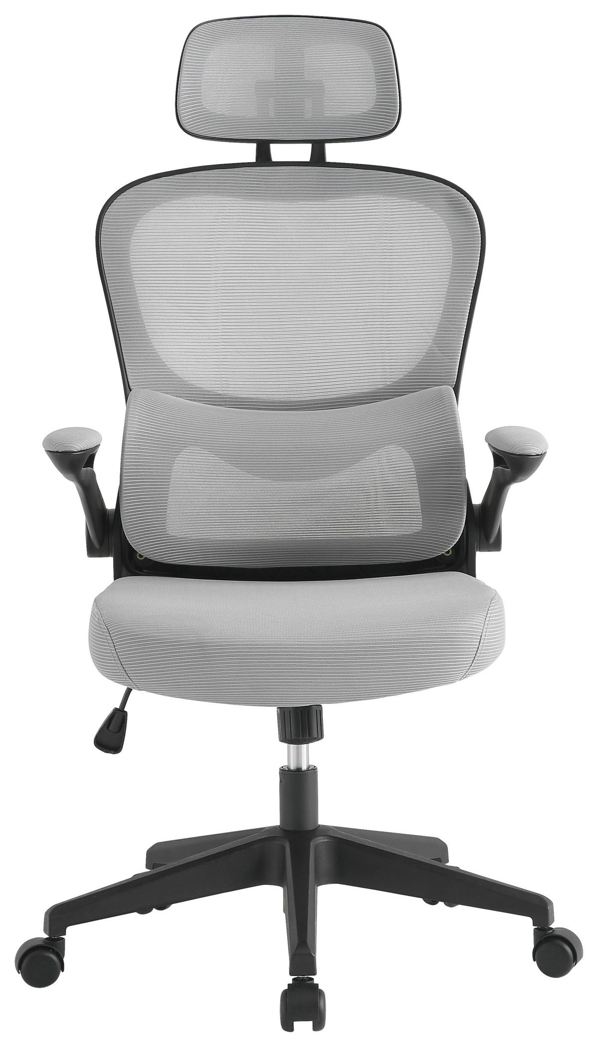 Uredska Stolica Galaxy - siva/crna, Moderno, drvo/metal (63/117-127/69cm) - Modern Living
