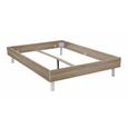 Futonska Postelja Belia - aluminij/hrast, Konvencionalno, kovina/les (140/200cm) - Mömax modern living Futonska Postelja Belia - aluminij/hrast, Konvencionalno, kovina/les (140/200cm) - Mömax modern living