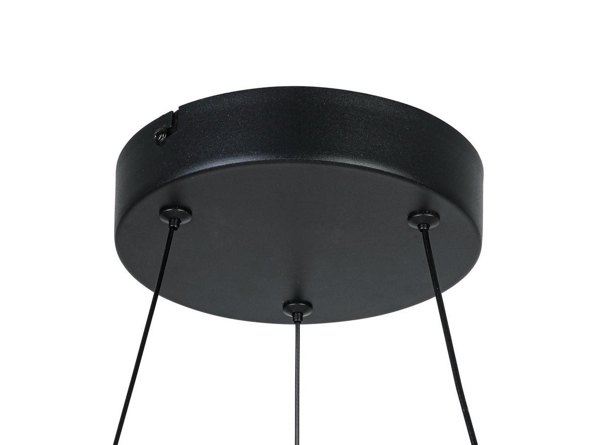 LAMPA WISZĄCA TESSA - czarny/biały, Trend, tworzywo sztuczne/metal (47/120cm) - Collet's Monde