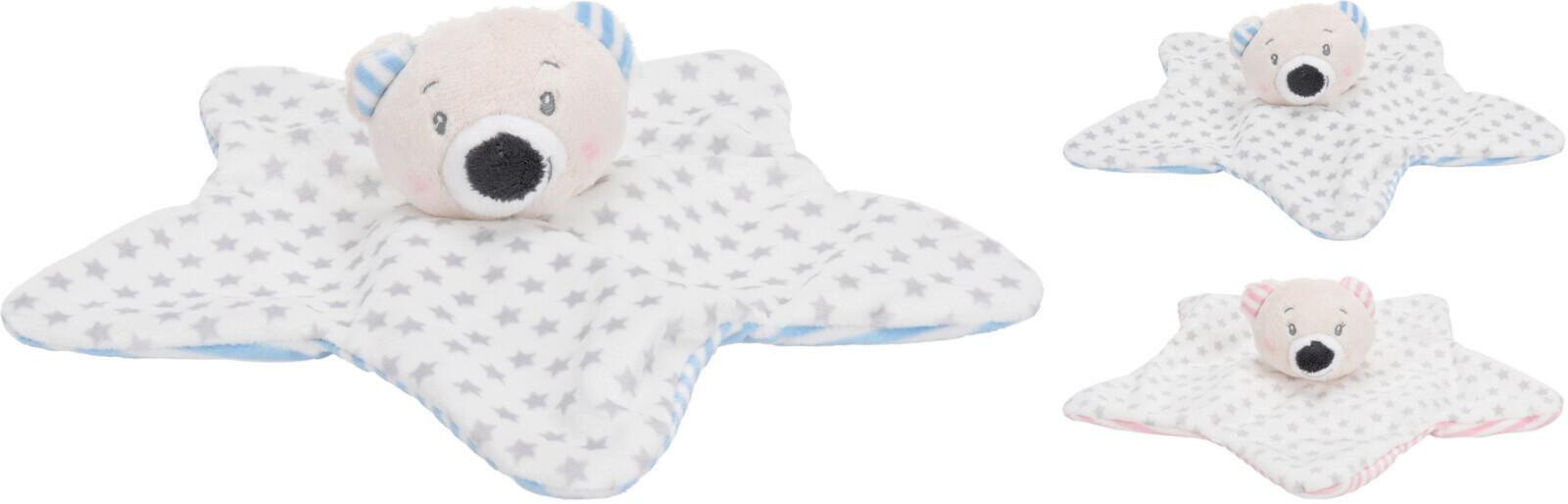 Plüss Alvókendő 339300010 - pink/kék, textil (28cm)