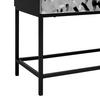 HÖG BYRÅ MARLENE - stålfärgad/svart, Design, metall/trämaterial (80/140/40cm) - Mömax
