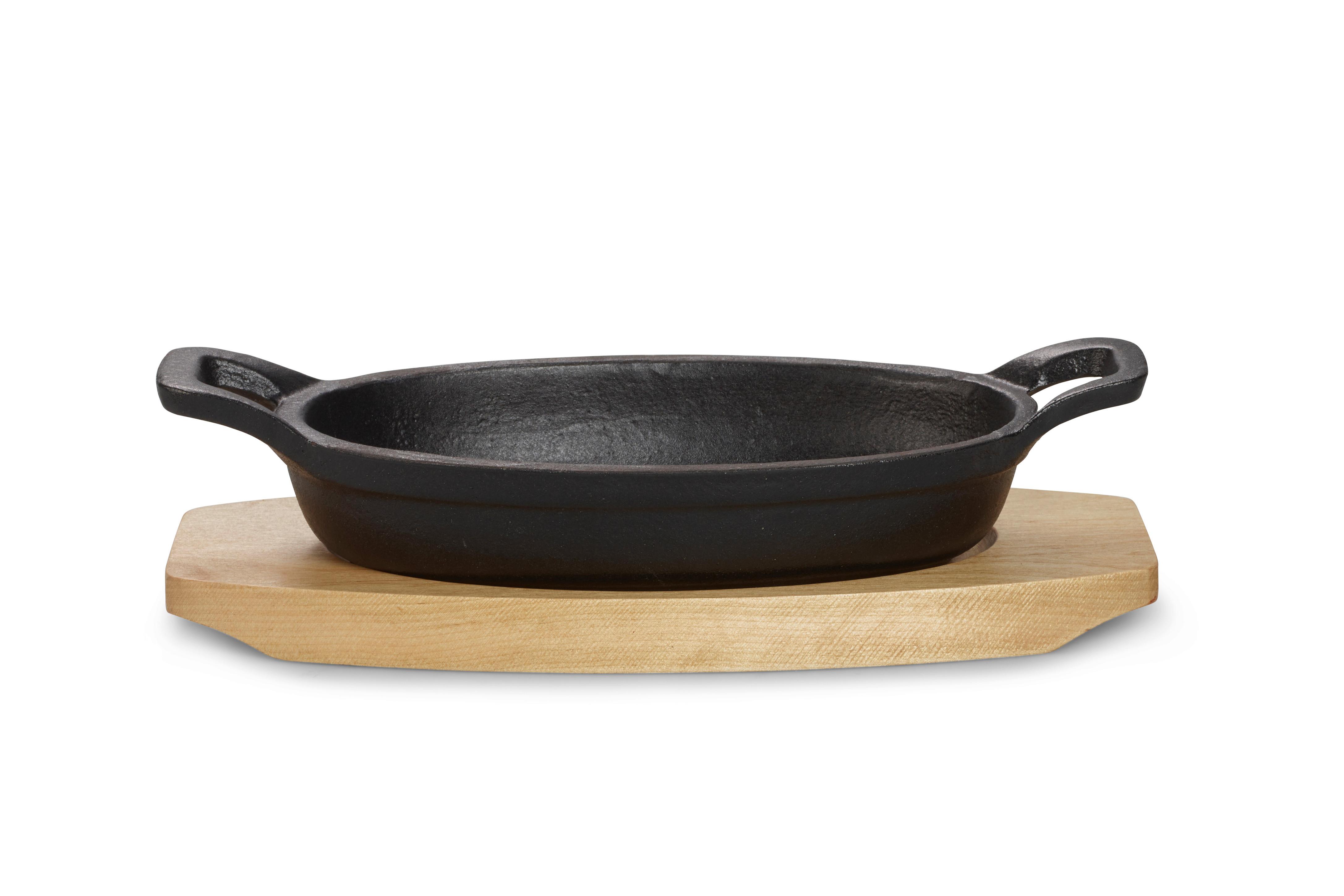 Tálalóserpenyő Ew-Ge-1345 - barna/fekete, Basics, fa/fém (15,5/3/9,5cm) - Echtwerk