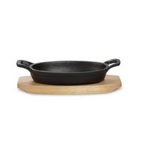 Tálalóserpenyő Ew-Ge-1345 - barna/fekete, Basics, fa/fém (15,5/3/9,5cm) - Echtwerk
