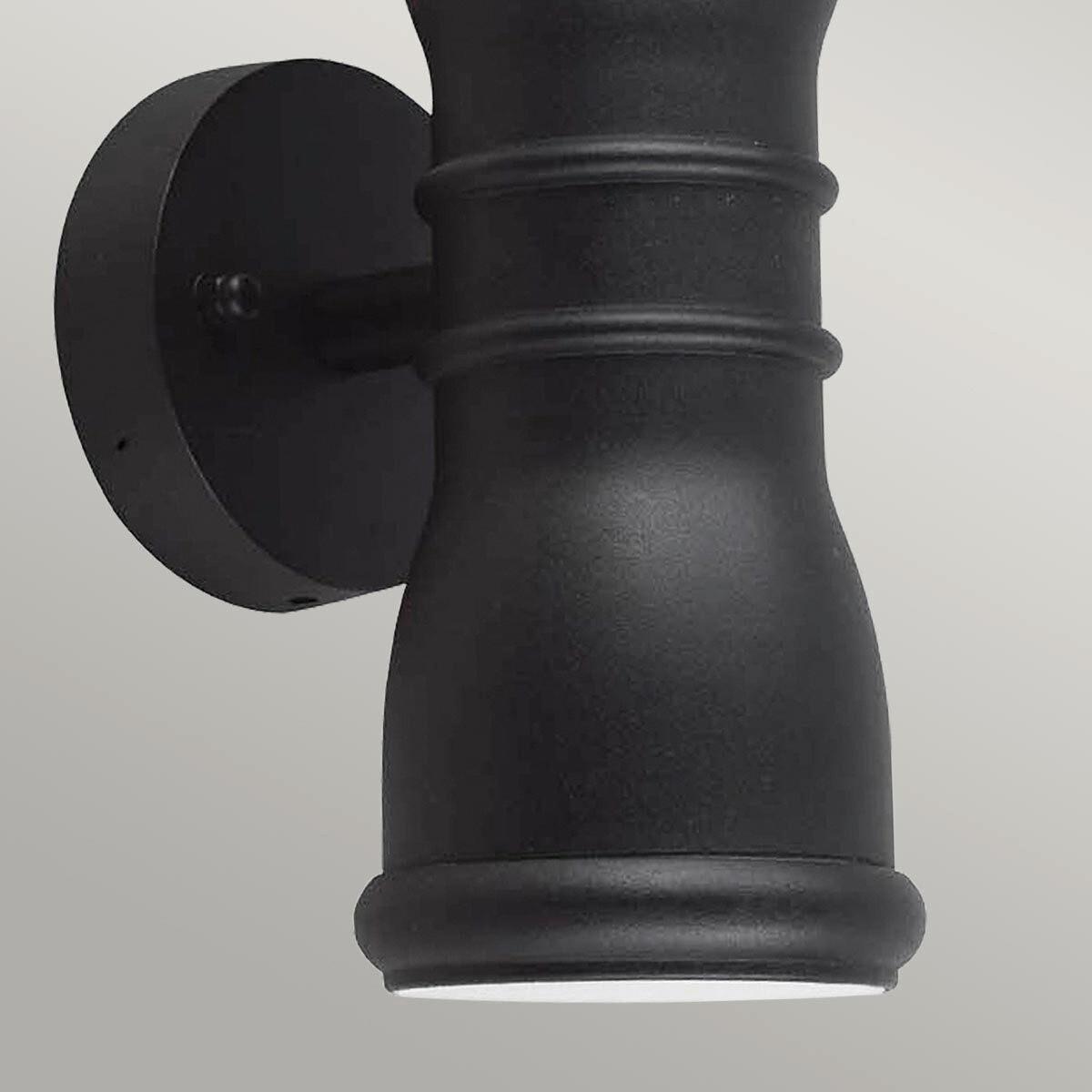 Kültéri Falilámpa Gzh-Malv - fekete, Konventionell, fém (23/9,2/12,9cm) - Elstead Lighting