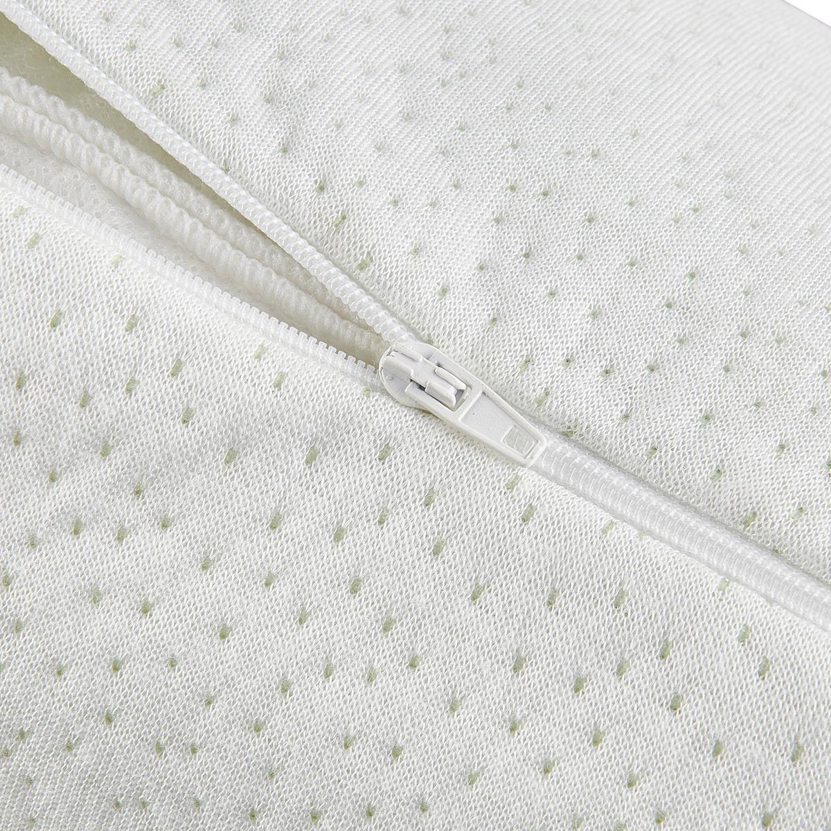 Nackenkissen Bamboo Visco ca. 40x80cm - Weiß, Textil (40/80cm) - Nadana