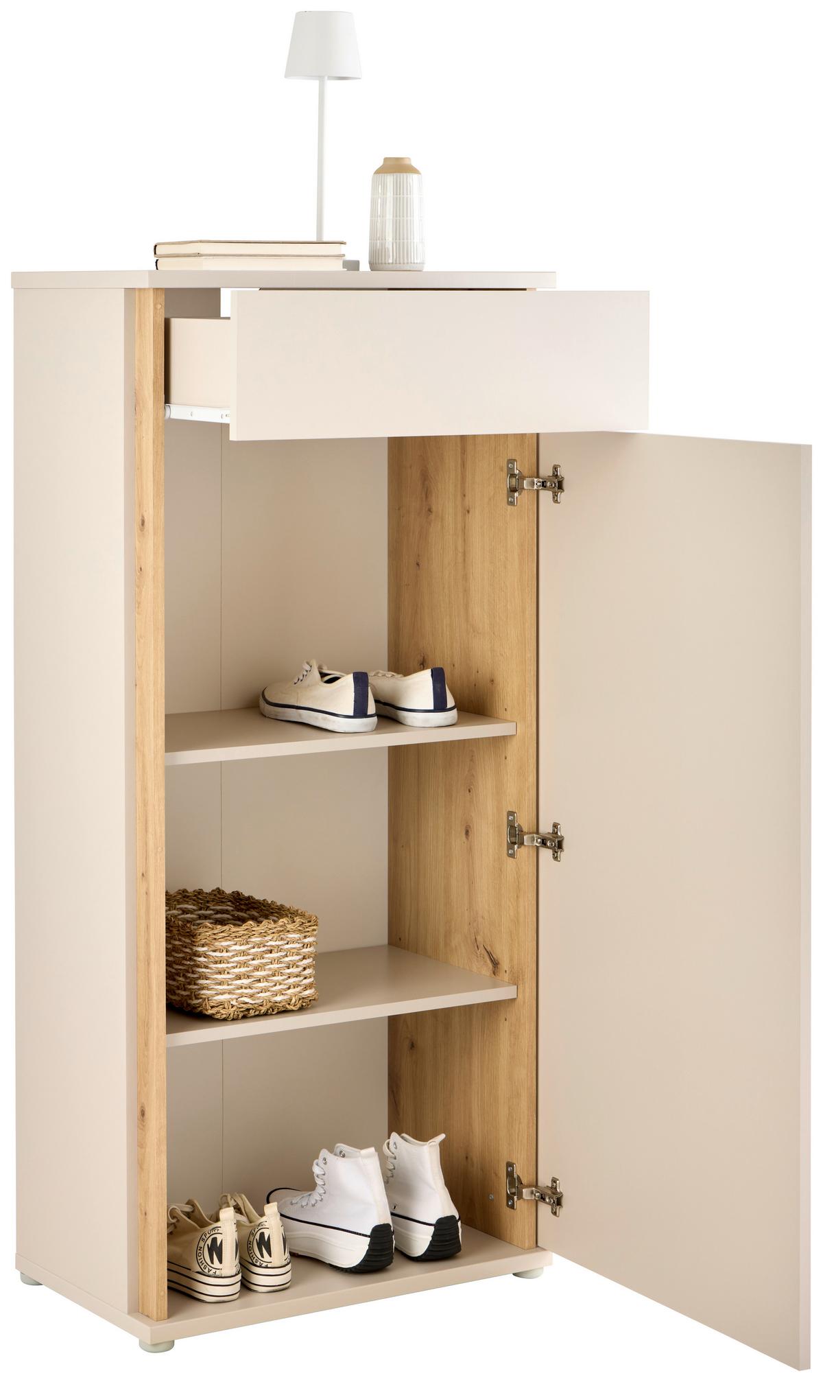 Ormar  Za Obuću Antonio - kašmir/hrast Artisan, Trend, drvni materijal (61/133,3/37,5cm) - Modern Living