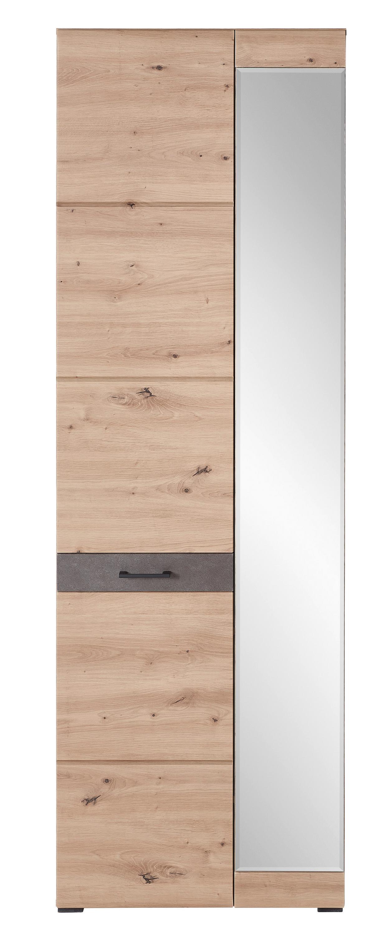 Garderobenschrank in Eichefarben - Eichefarben, Modern (65/200/38cm) - Mömax