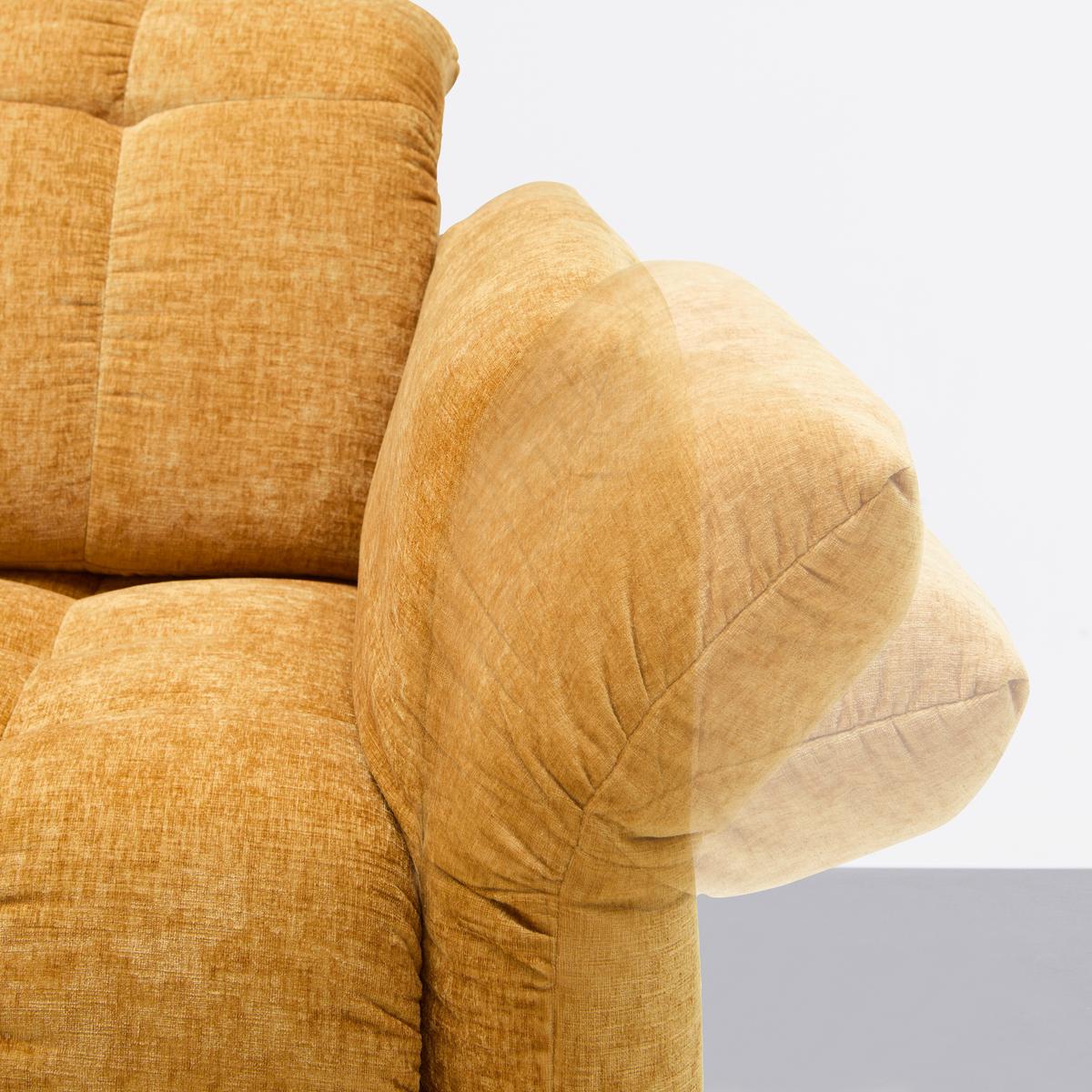 Wohnlandschaft New York Links Bronze ca. 288x87-104x261cm - Schwarz/Bronzefarben, MODERN, Holzwerkstoff/Textil (288/87-104/261cm) - Premium Living