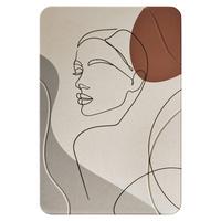 Akustikpaneel Milla Braun/Beige - Beige/Braun, Textil (60/90cm) - Premium Living