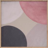 BILD BHM-ORIGINAL-024-100X100 - Hellbraun/Beige, Basics, Holz/Metall (100/100/10cm)