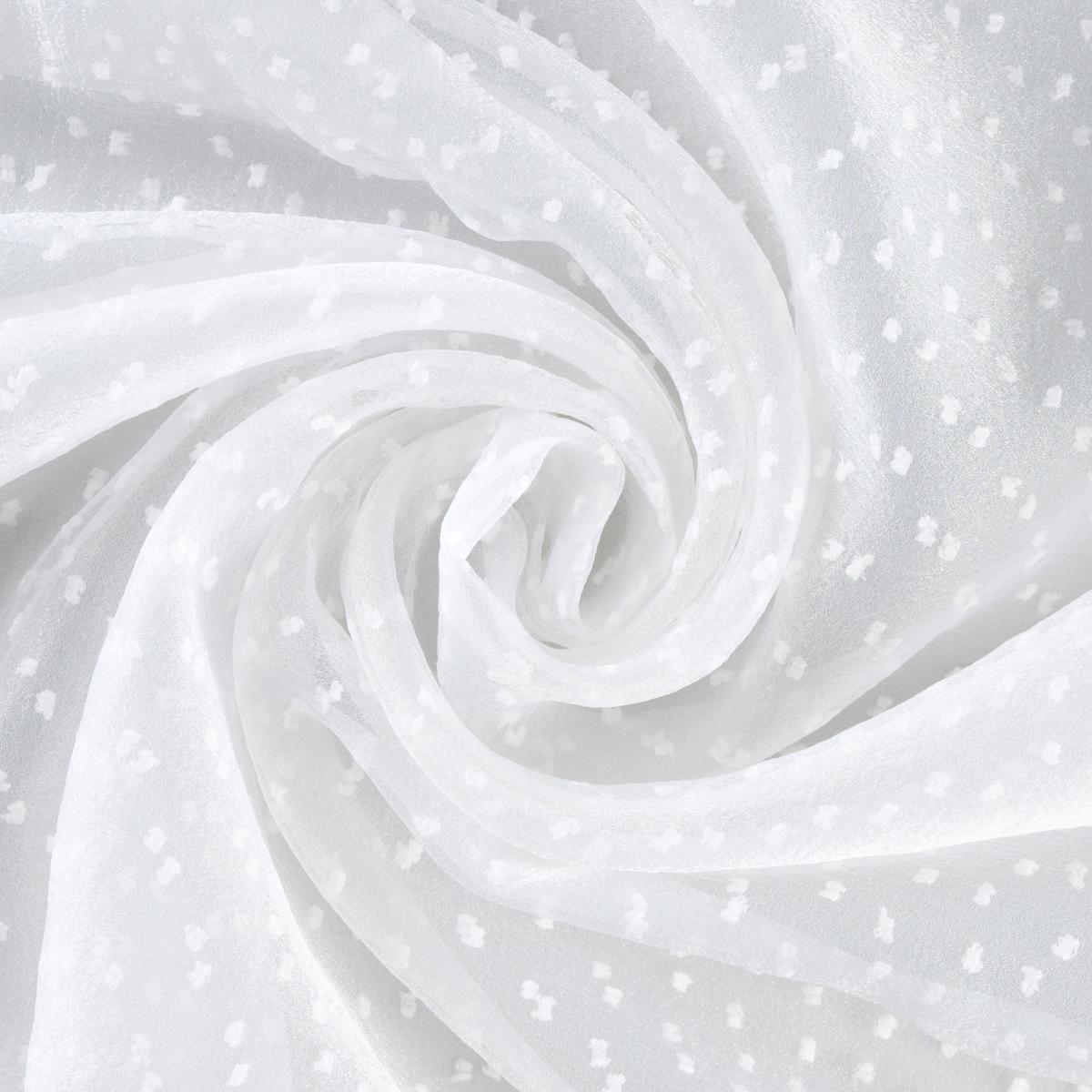 Készfüggöny Mila 135/245 - fehér, Konventionell, textil (135/245cm) - Based