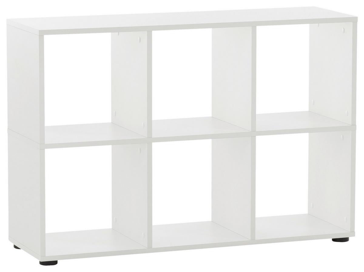 Schreibtisch Serie 500 Weiß ca. 150x73,6x121,6cm - Weiß, MODERN, Holzwerkstoff (150/73,6/121,6cm) - MID.YOU