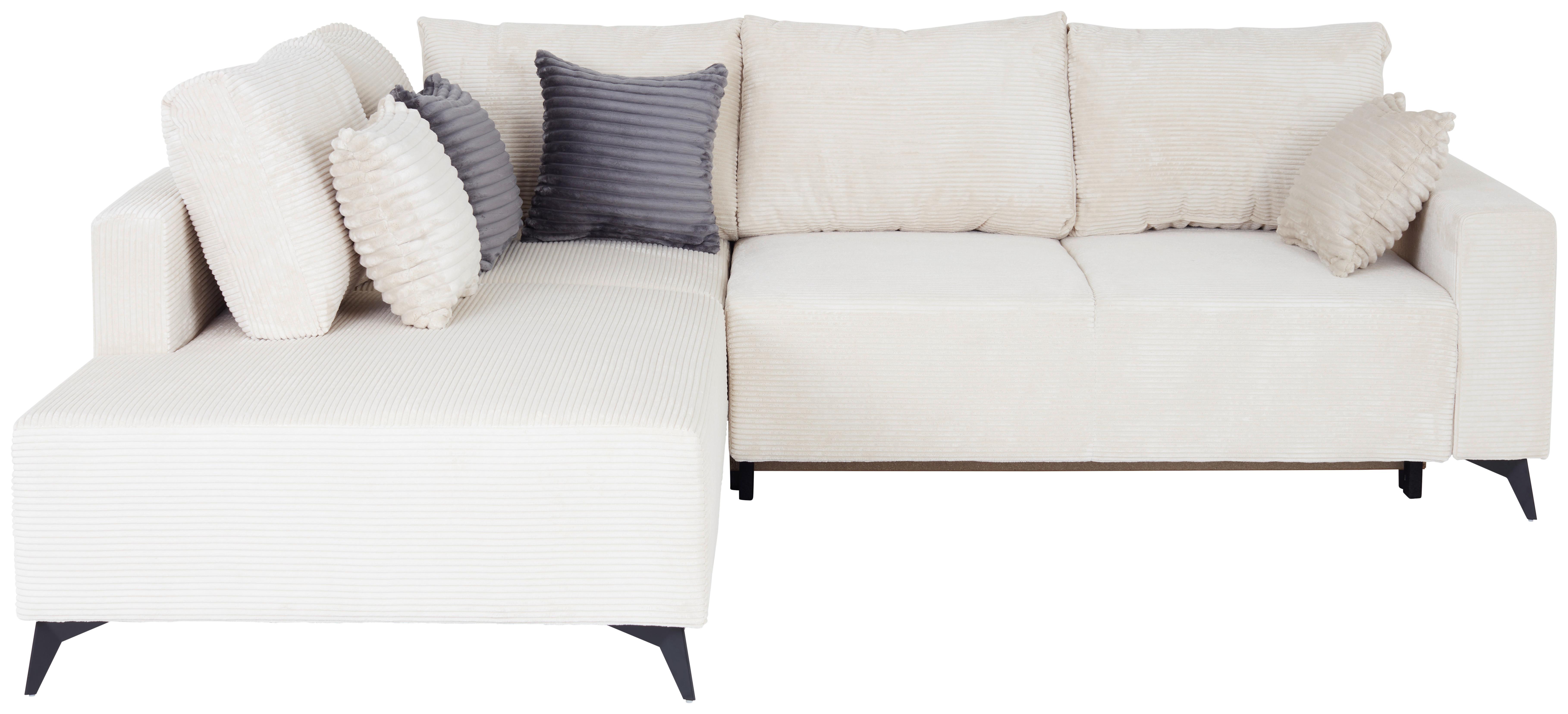 Canapea modulara VIKTOR - crem, Modern, textil (212/270cm)