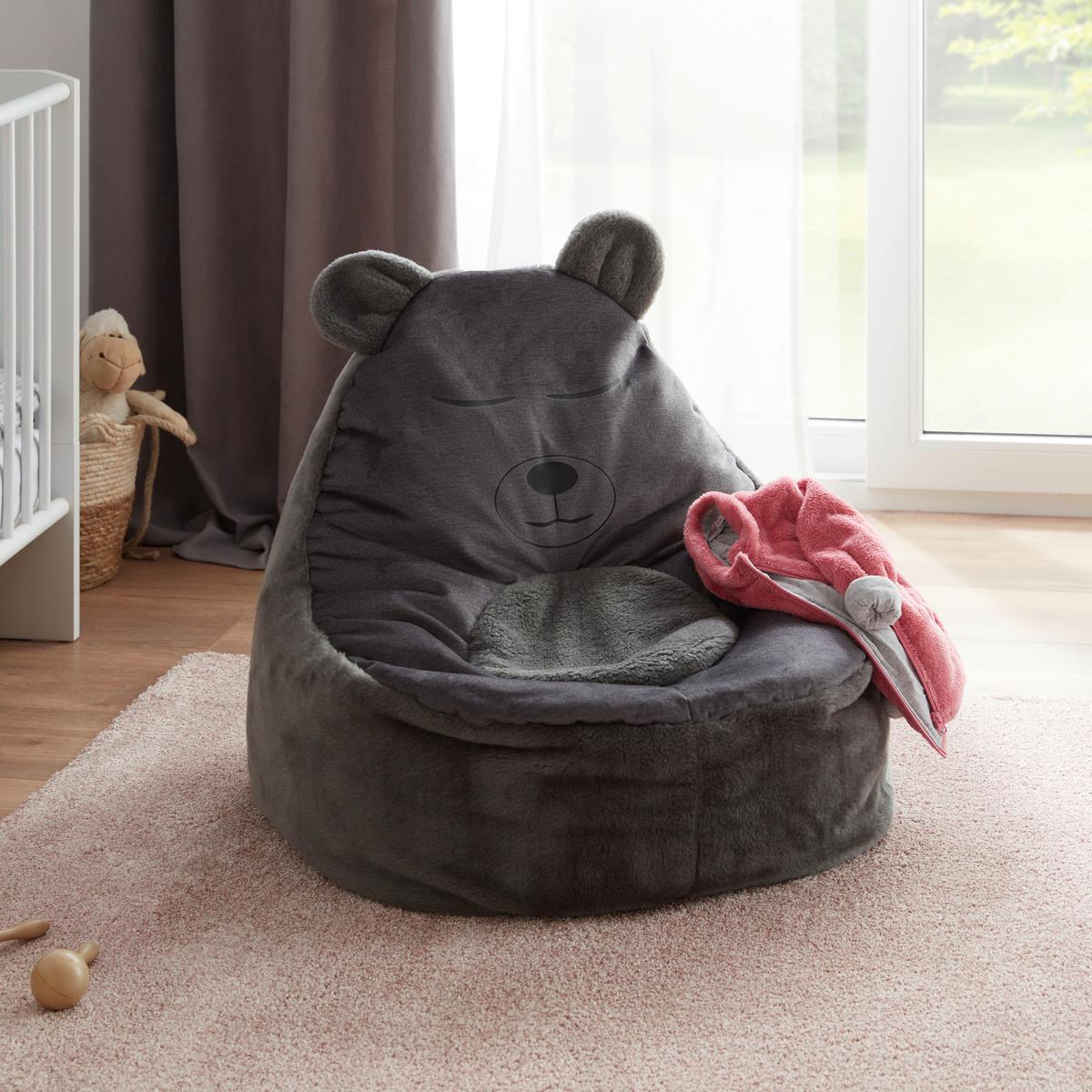Kindersessel in Anthrazit - Anthrazit, Textil (65/80/65cm) - Mömax