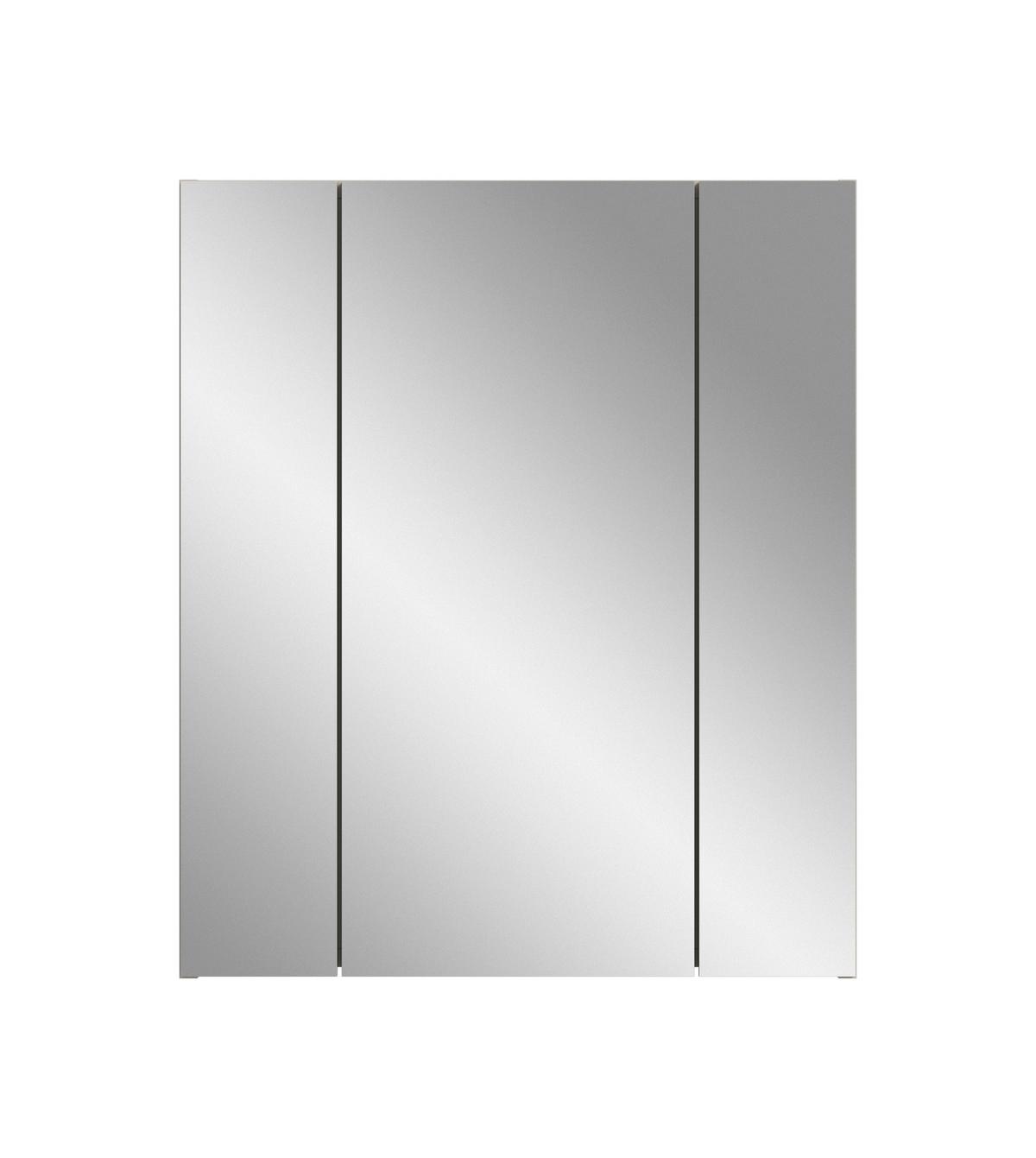 Spiegelschrank Ice Kaschmir - Trend, Glas/Holzwerkstoff (60/70/18cm) - MID.YOU