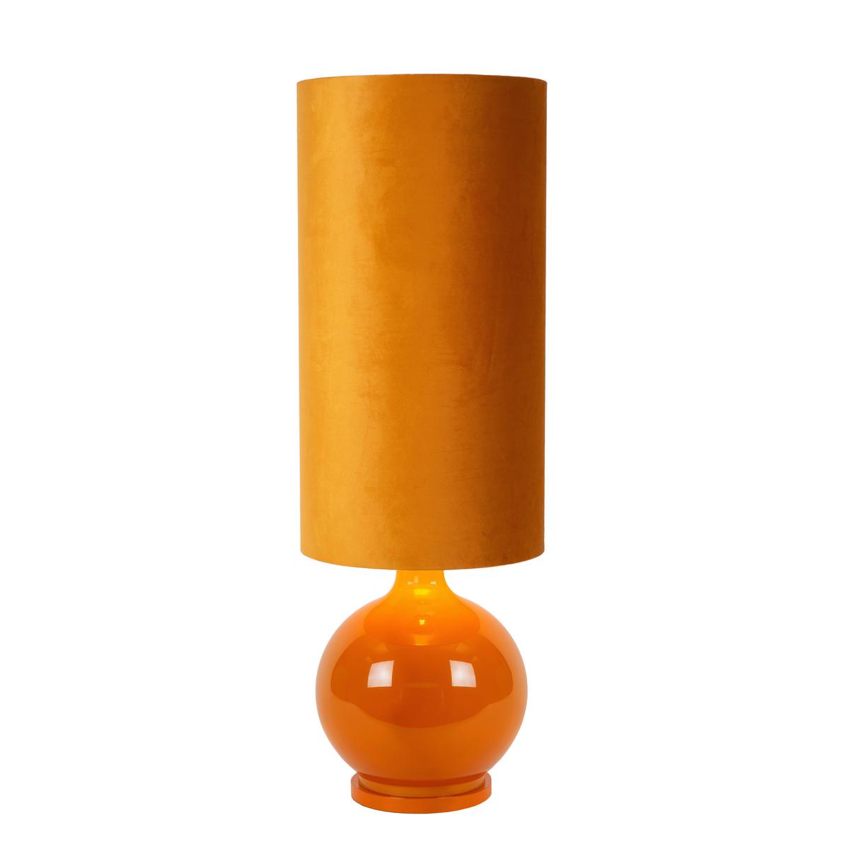 LAMPA STOJĄCA 10719/81/44 ESTERAD - curry, Konventionell, szkło (34/34/100cm) - Lucide