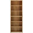 Regal in Weiß/Eichefarben - Eichefarben, MODERN, Holzwerkstoff (80/218/36cm) - MÖMAX modern living