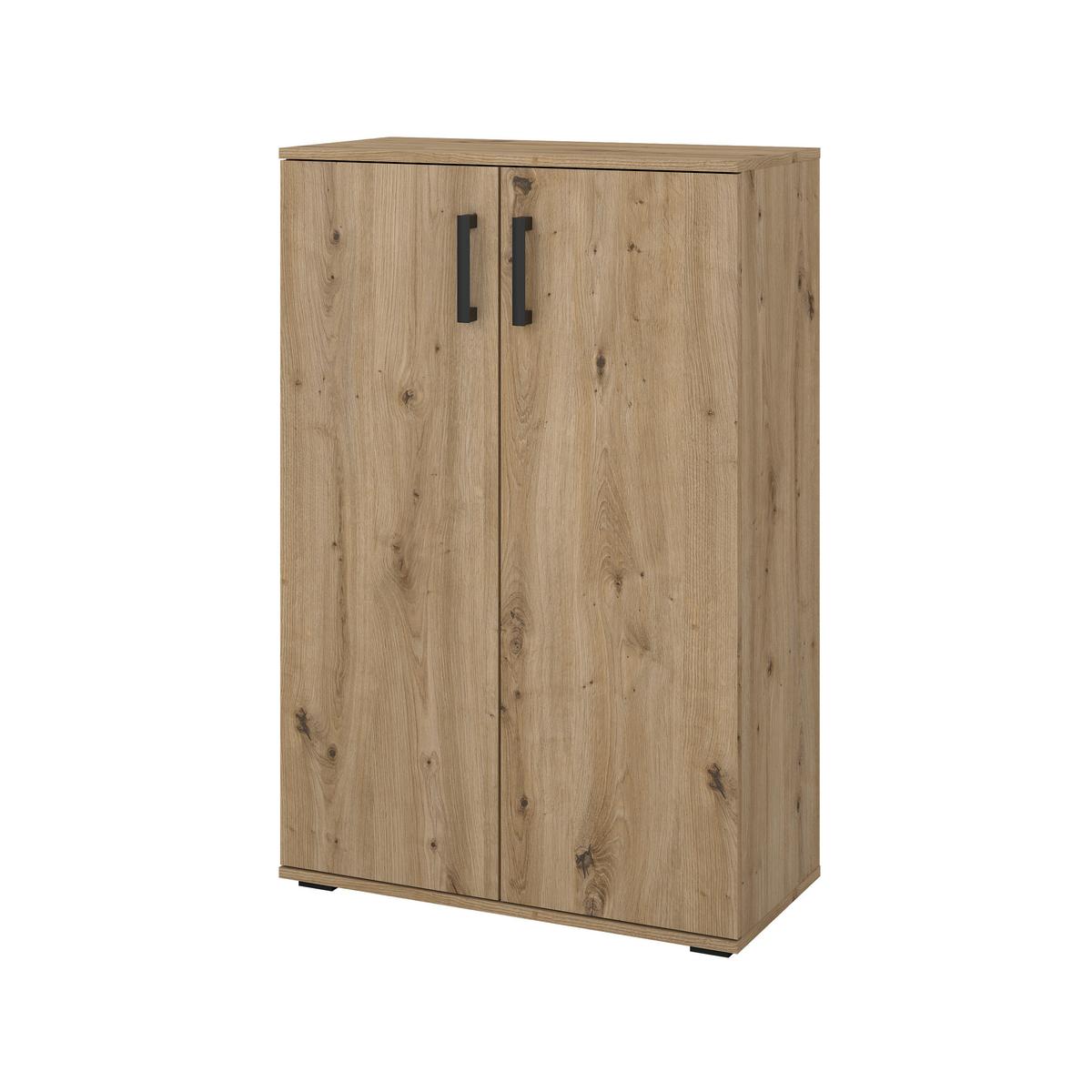 Schuhschrank Bobby II Eiche - Eiche Artisan, KONVENTIONELL, Holzwerkstoff (70/106/33,4cm) - Mömax