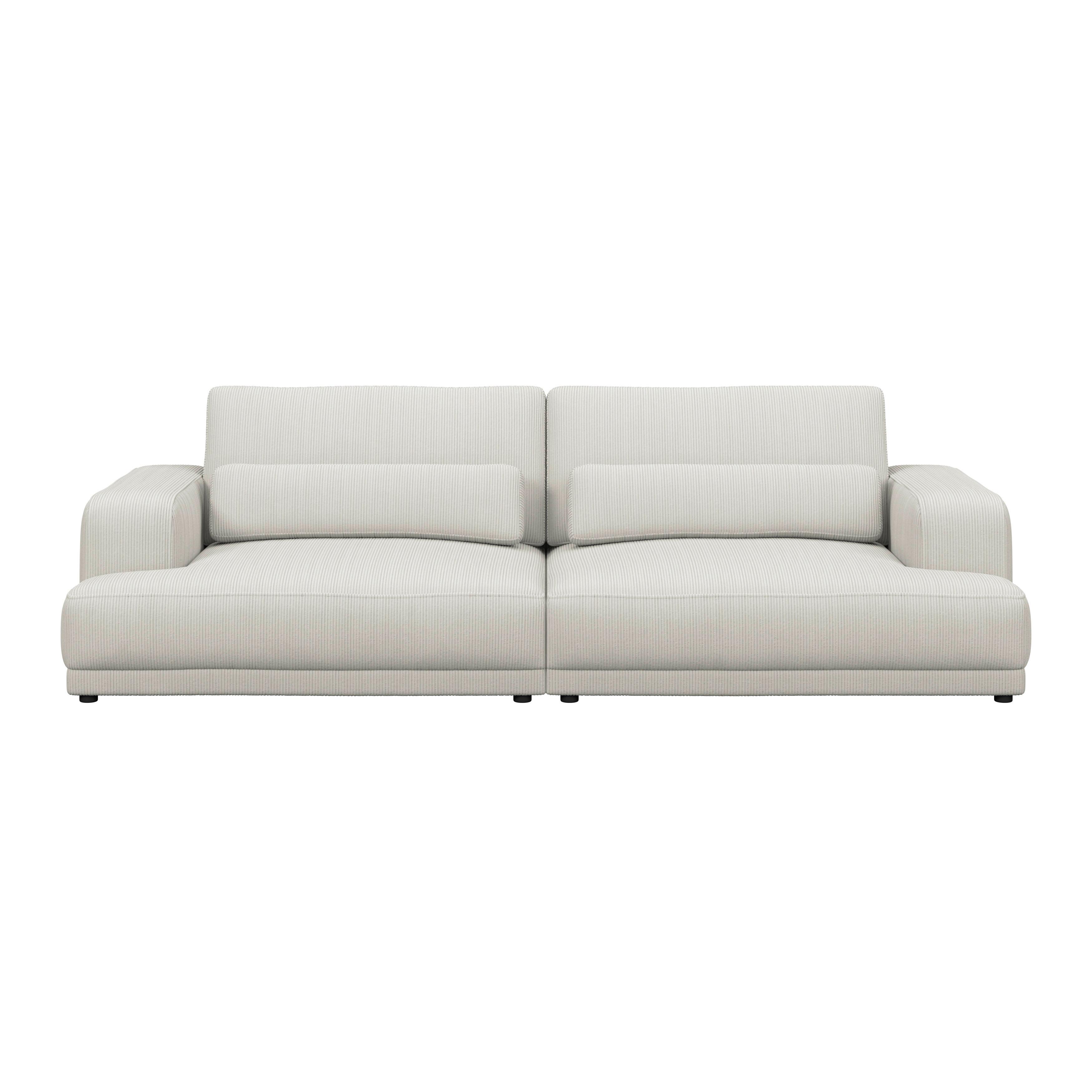 Mega canapea SAVONA - crem, Trend, textil (260/77/111cm) - Luca Bessoni