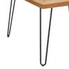 SOFFBORD NOEL - svart/naturfärgad, Romantik / Lanthus, metall/trämaterial (70/45/70cm) - Zandiara