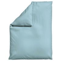 Bettdeckenbezug Woven Satin Hellblau ca. 155x220cm - Hellblau, Basics, Textil (155/220cm) - Schlafgut