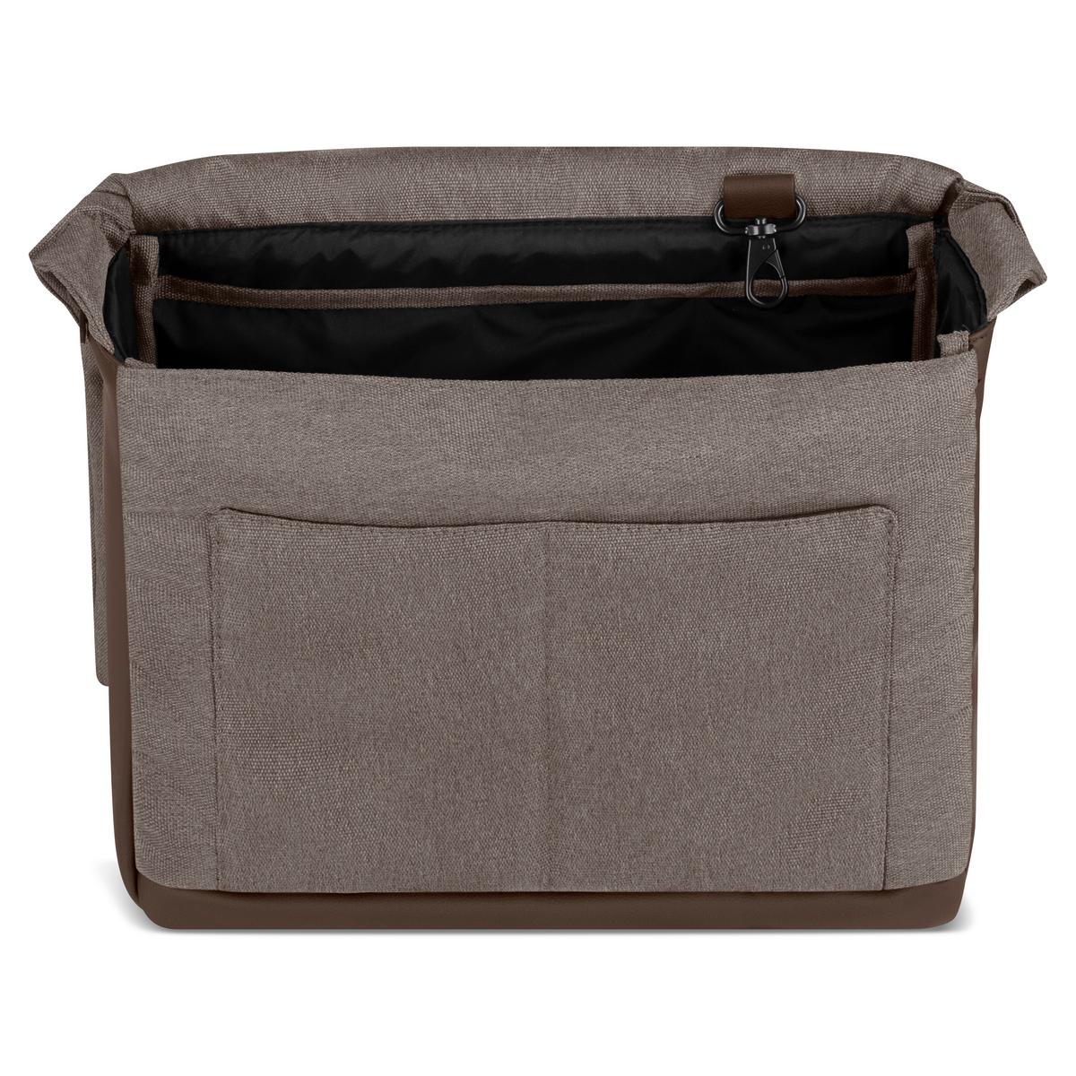 TORBA DO PRZEWIJANIA URBAN - szarobrązowy/brązowy, Basics, tkanina (16/32/29cm) - ABC Design