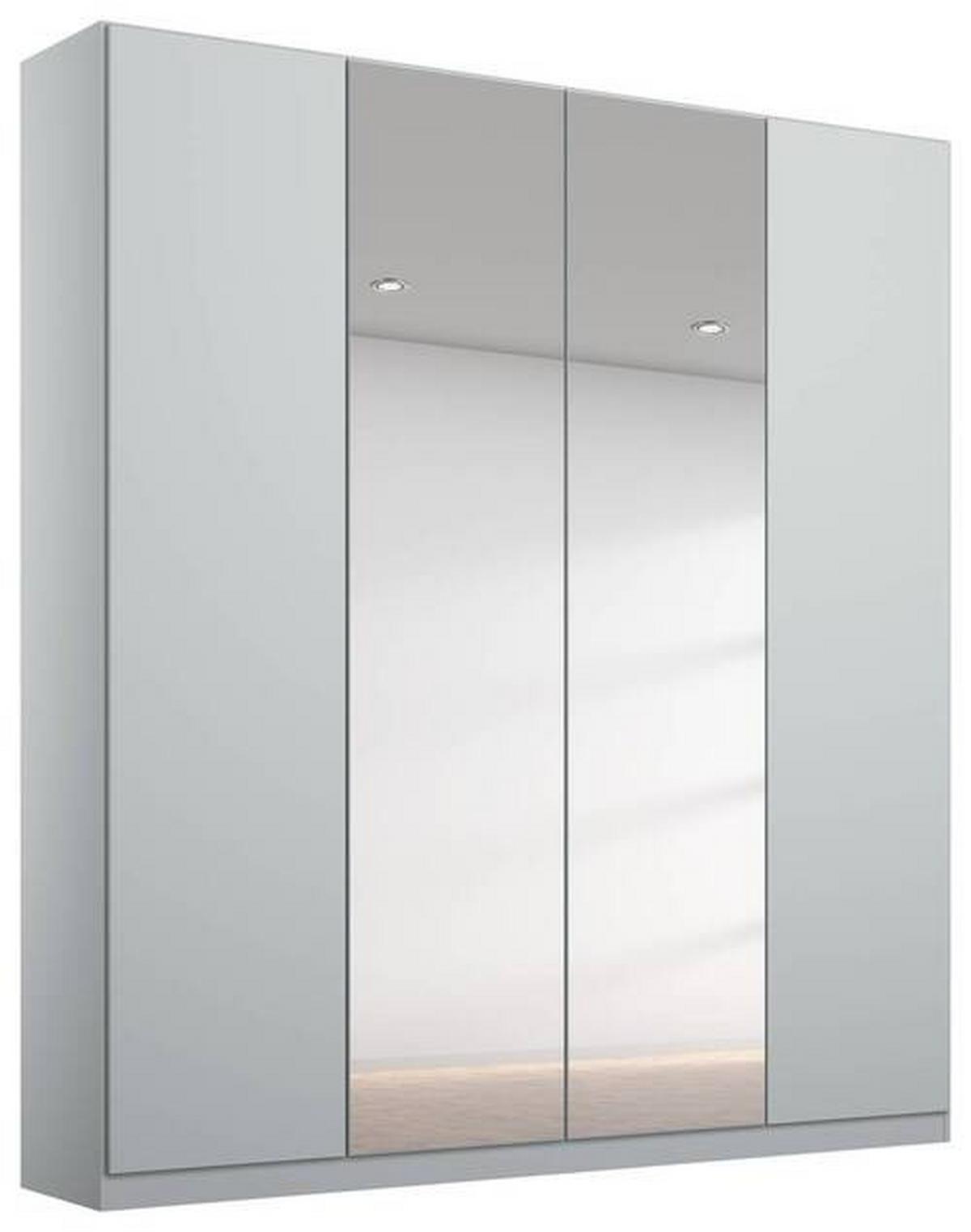 Ormar S Klasičnim Vratima Alabama - srebrne boje/svijetlo siva, Moderno, drvni materijal (181/229/54cm) - Modern Living