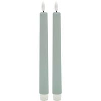 Stabkerze Rina Blaugrau, 2er Set - Blaugrau (2,2/22cm) - Mömax