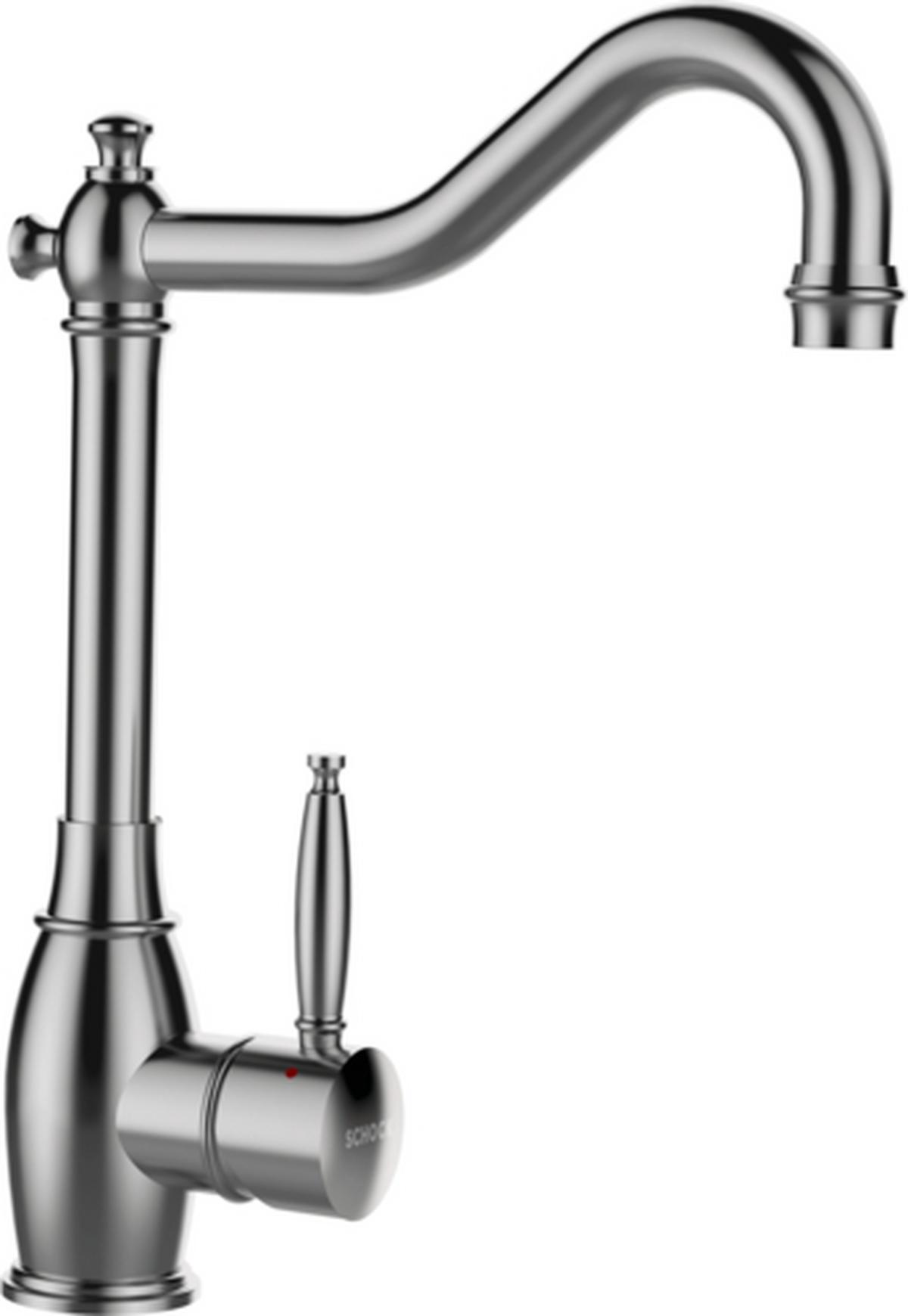 Küchenarmatur 513000EDM Hochdruck - Edelstahlfarben, Trend, Metall (31cm) - Schock