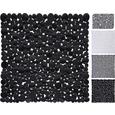 DUSCHEINLAGE Stone in verschiedenen Farben - Schwarz/Weiß, Kunststoff (52/52cm) - Mömax modern living DUSCHEINLAGE Stone in verschiedenen Farben - Schwarz/Weiß, Kunststoff (52/52cm) - Mömax modern living