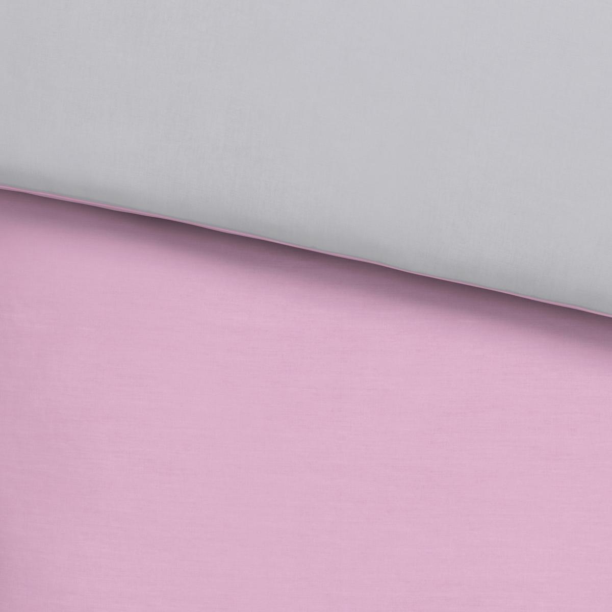 BETTWÄSCHESET ANNIKA - Silberfarben/Flieder, Textil (160/210cm) - Modern Living