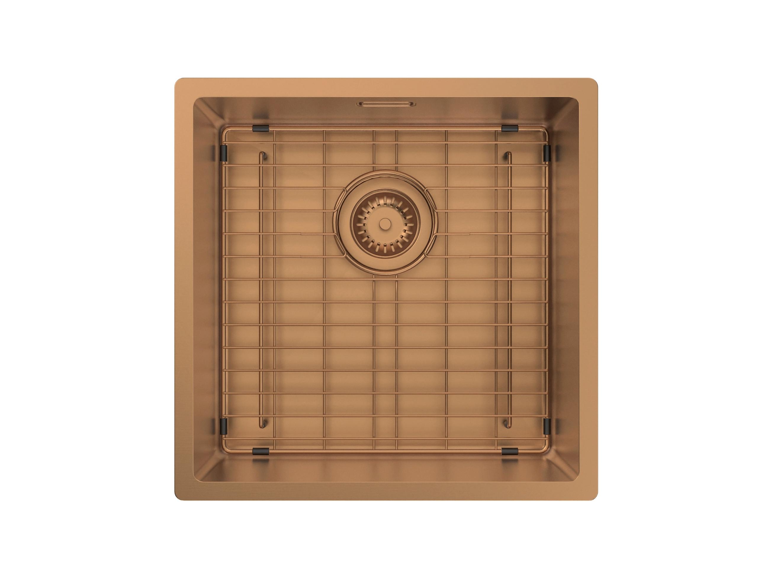 Spüle Aria Kupferfarben - Kupferfarben, Design, Metall (44/44cm) - Schütte